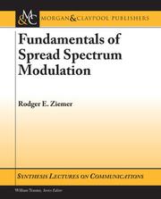 Cover of: Fundamentals of Spread Spectrum Modulation (Synthesis Lectures on Communications) by Rodger E. Ziemer