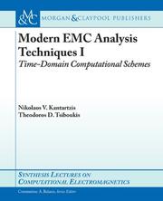Cover of: Time-domain Modeling in Modern Emc Computational Electromagnetics I by Nikolaos V. Kantartzis