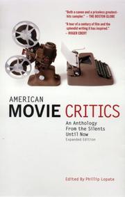 American Movie Critics by Phillip Lopate