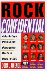Cover of: Rock Confidential by Coral Amende