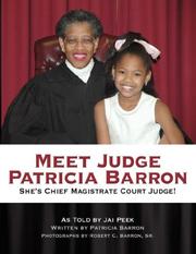 Cover of: Meet Judge Patricia Barron