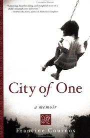 Cover of: City of One:  A Memoir