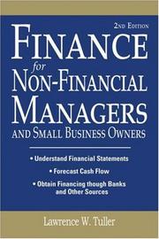 Cover of: Finance for Non-Financial Managers