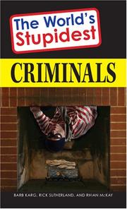 Cover of: The World's Stupidest Criminals