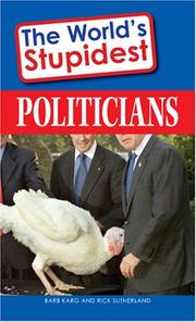 Cover of: The World's Stupidest Politicians