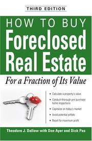 Cover of: How to Buy Foreclosed Real Estate by Theodore J. Dallow, Don Ayer