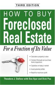 Cover of: How to Buy Foreclosed Real Estate: For a Fraction of Its Value