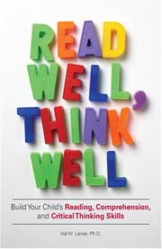 Cover of: Read Well, Think Well | Hal W. Lanse