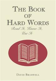 Cover of: The Book of Hard Words: Read It,know It, Use It