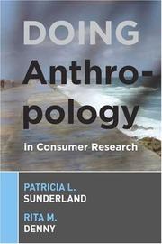 Cover of: Doing Anthropology in Consumer Research