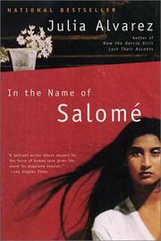 Cover of: In the Name of Salome by Julia Alvarez