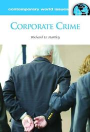 Cover of: Corporate Crime: A Reference Handbook (Contemporary World Issues)