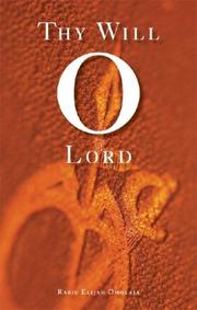Cover of: Thy Will O Lord | Rabiu Elijah Omolaja