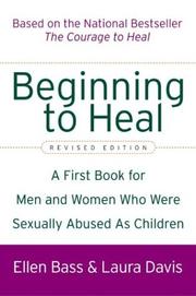 Cover of: Beginning to heal by Ellen Bass