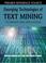 Cover of: Emerging Technologies of Text Mining