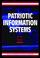 Cover of: Patriotic Information Systems