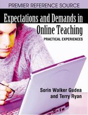 Cover of: Expectations and Demands in Online Teaching: Practical Experiences