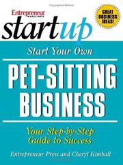Cover of: Start Your Pet-Sitting Business (Start Your Own)