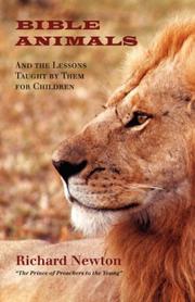 Cover of: BIBLE ANIMALS | Richard Newton