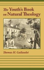 Cover of: THE YOUTH'S BOOK OF NATURAL THEOLOGY