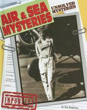 Cover of: Air & Sea Mysteries (Unsolved Mysteries) | Sue Hamilton