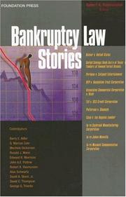Cover of: Bankruptcy Stories (Foundation's Stories) by Robert K. Rasmussen