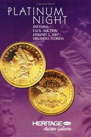 Cover of: Heritage Platinum Night Patterns F.U.N. Coin Auction #422 January 3, 2007 Orlando, FL