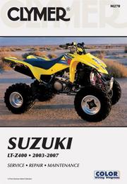 Cover of: Clymer Suzuki LT-Z400 2003-2007