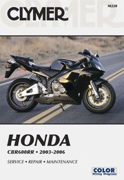 Cover of: Honda Cbr600rr 2003-2006