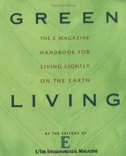 Cover of: Green Living: The E Magazine Handbook for Living Lightly on the Earth