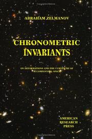 Cover of: Chronometric Invariants