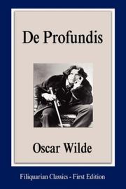 Cover of: De Profundis by Oscar Wilde