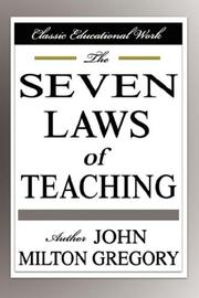 Cover of: The Seven Laws of Teaching