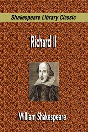 Cover of: Richard II by William Shakespeare