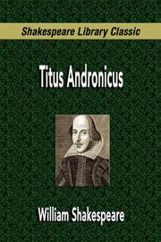 Cover of: Titus Andronicus by William Shakespeare