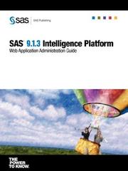 Cover of: SAS(R) 9.1.3 Intelligence Platform by SAS Publishing