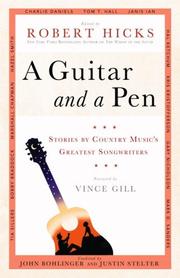 Cover of: A Guitar and a Pen: Stories by Country Music's Greatest Songwriters