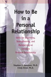Cover of: Personal Relationships