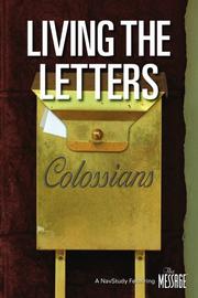 Cover of: Living the Letters by Navigators