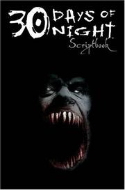 Cover of: 30 Days Of Night: The Movie Scriptbook