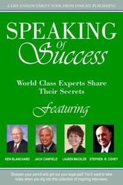 Cover of: Speaking of Success