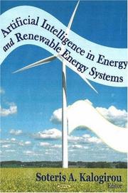 Cover of: Artificial Intelligence in Energy And Renewable Energy Systems