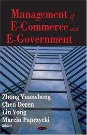 Cover of: Management of E-Commerce And E-Government