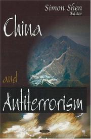 Cover of: China and Antiterrorism