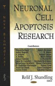 Cover of: Neuronal Cell Apoptosis Research by Relif J. Shandling, Relif J. Shandling