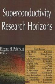 Cover of: Superconductivity Research Horizons