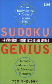 Cover of: Sudoku Genius: 144 of the Most Fiendish Puzzles Ever Devised