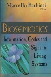 Cover of: Biosemiotics by Marcello Barbieri