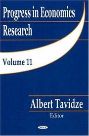 Progress in Economics Research (Volume 11) by Albert Tavidze