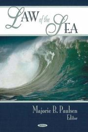 Cover of: Law of the Sea